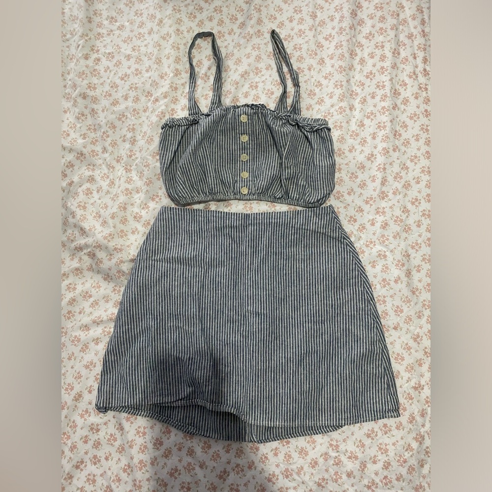 REFORMATION two piece linen set